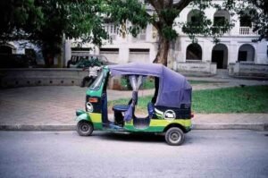 tuk tuk transportation in Zanzibar