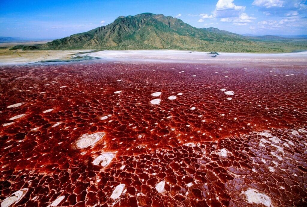 Lake Natron in Tanzania