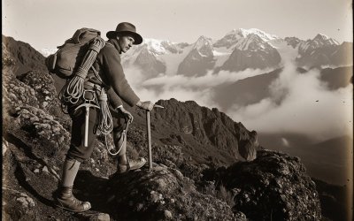 The history of climbing the Rwenzori Mountains